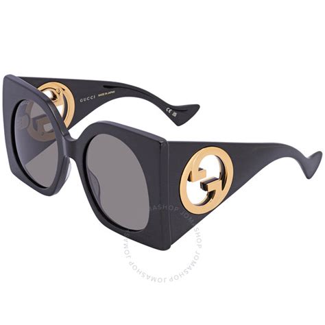 gucci grey butterfly ladies sunglasses|gucci 60mm butterfly sunglasses.